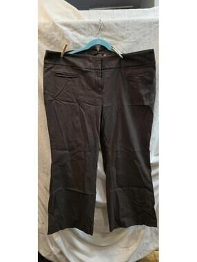 Vintage Red Triangle Lane Bryant Petite 8 Dress Pants Brown